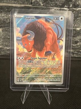 Pokemon Tauros 096/086 Illustration Rare Holo from Chaos Rising Set M/NM